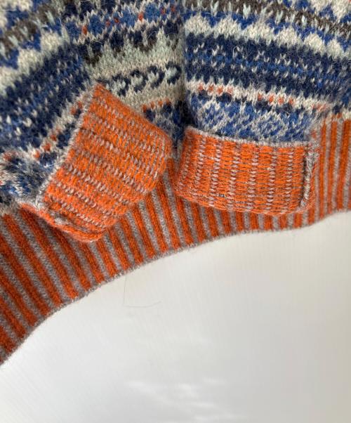 LOEFF（ロエフ）LOEFF (ロエフ) 厚手ニット マルチカラーの古着・服飾アイテム