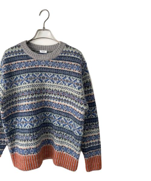 LOEFF（ロエフ）LOEFF (ロエフ) 厚手ニット マルチカラーの古着・服飾アイテム