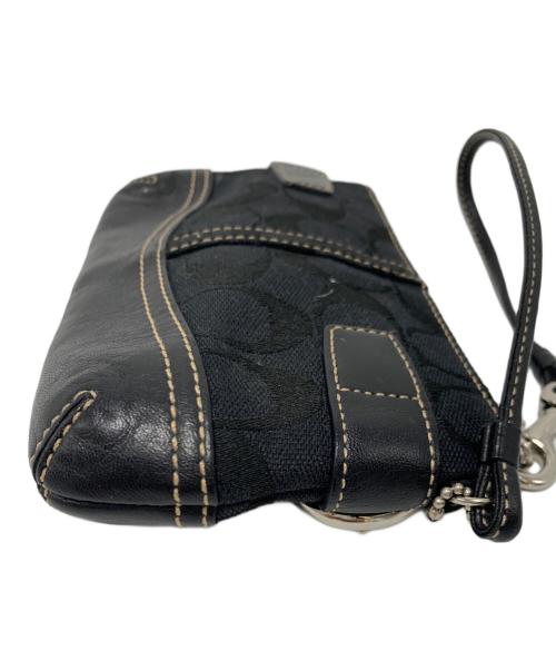 COACH（コーチ）COACH (コーチ) アクセサリーポーチ ブラックの古着・服飾アイテム
