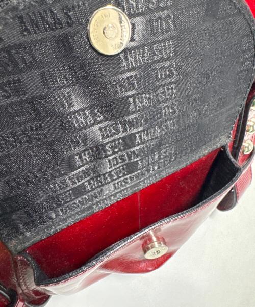 ANNA SUI（アナスイ）ANNA SUI (アナスイ) ハンドバッグ レッドの古着・服飾アイテム