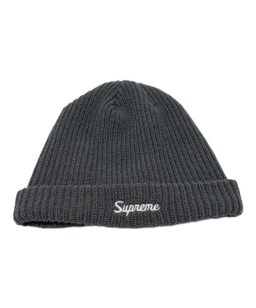 SUPREME（シュプリーム）SUPREME (シュプリーム) ニット帽 グレーの古着・服飾アイテム