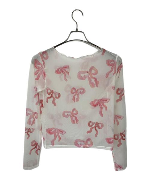 POPPY（ポピー）POPPY (ポピー) 長袖ブラウス ホワイト サイズ:Fの古着・服飾アイテム