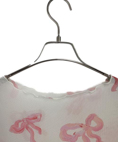 POPPY（ポピー）POPPY (ポピー) 長袖ブラウス ホワイト サイズ:Fの古着・服飾アイテム