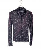 little sunny biteリトルサニーバイト）の古着「長袖ブラウス」｜ブラック