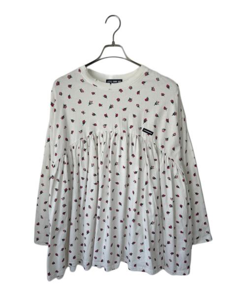 little sunny bite（リトルサニーバイト）little sunny bite (リトルサニーバイト) 長袖カットソー ホワイト サイズ:Sの古着・服飾アイテム