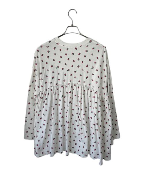 little sunny bite（リトルサニーバイト）little sunny bite (リトルサニーバイト) 長袖カットソー ホワイト サイズ:Sの古着・服飾アイテム