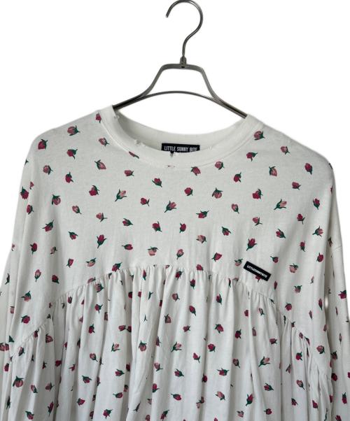 little sunny bite（リトルサニーバイト）little sunny bite (リトルサニーバイト) 長袖カットソー ホワイト サイズ:Sの古着・服飾アイテム