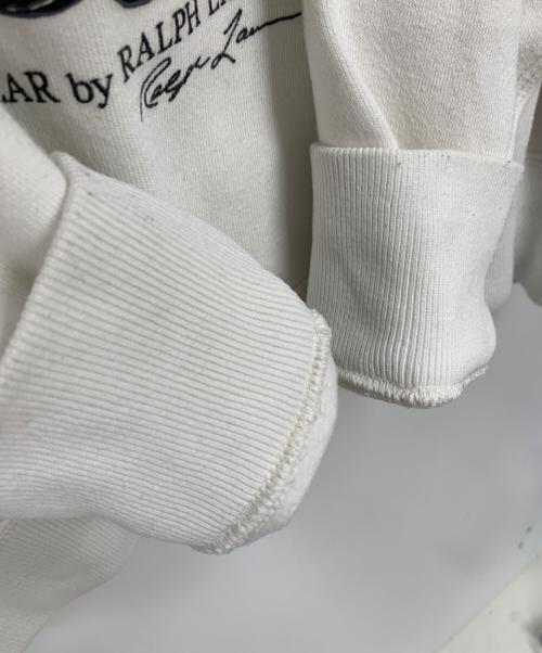 POLO RALPH LAUREN（ポロ・ラルフローレン）POLO RALPH LAUREN (ポロ・ラルフローレン) スウェット ホワイト サイズ:Lの古着・服飾アイテム