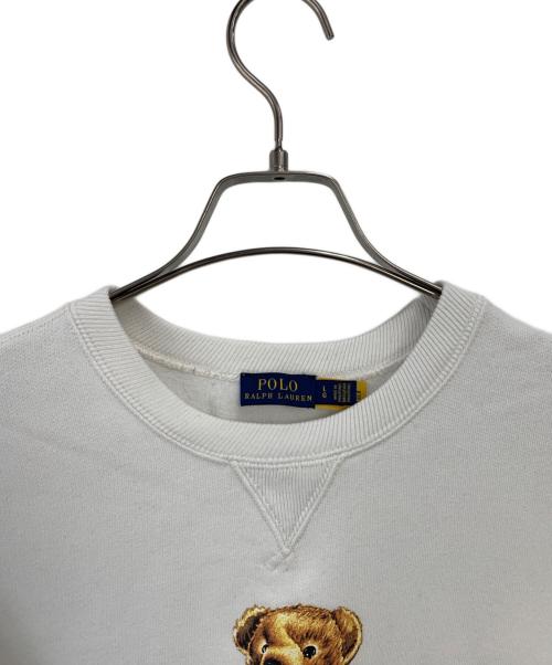 POLO RALPH LAUREN（ポロ・ラルフローレン）POLO RALPH LAUREN (ポロ・ラルフローレン) スウェット ホワイト サイズ:Lの古着・服飾アイテム