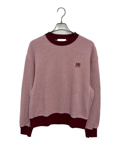 AMI Alexandre Mattiussi（アミアレクサンドルマテュッシ）AMI Alexandre Mattiussi (アミアレクサンドルマテュッシ) スウェット ピンク系 サイズ:Lの古着・服飾アイテム