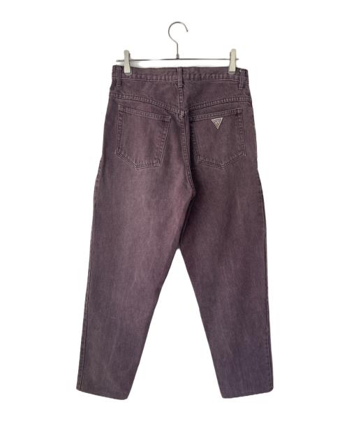 GUESS（ゲス）GUESS (ゲス) バギーデニムパンツ パープル サイズ:W32の古着・服飾アイテム