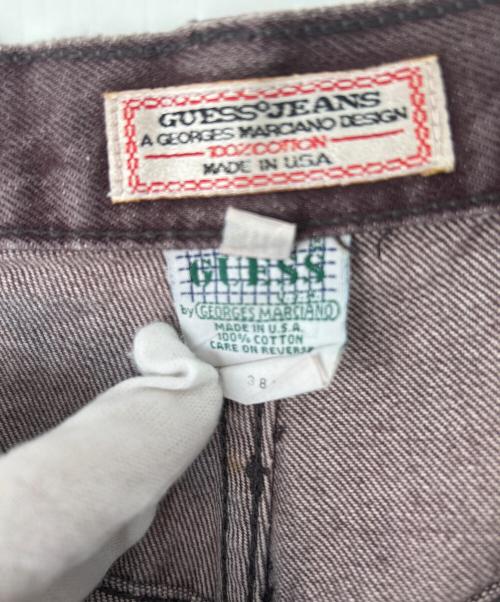 GUESS（ゲス）GUESS (ゲス) バギーデニムパンツ パープル サイズ:W32の古着・服飾アイテム