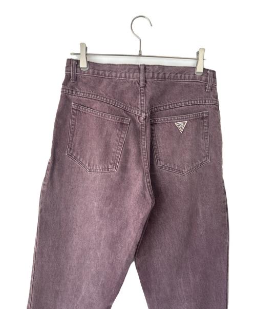 GUESS（ゲス）GUESS (ゲス) バギーデニムパンツ パープル サイズ:W32の古着・服飾アイテム