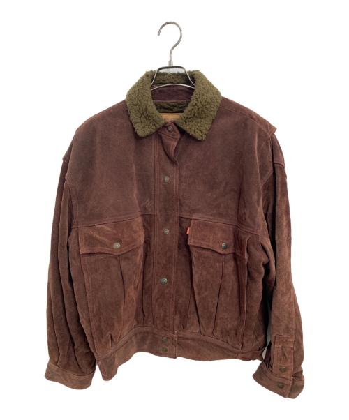 LEVI'S（リーバイス）LEVI'S (リーバイス) スエードボアジャケット ブラウン サイズ:不明の古着・服飾アイテム