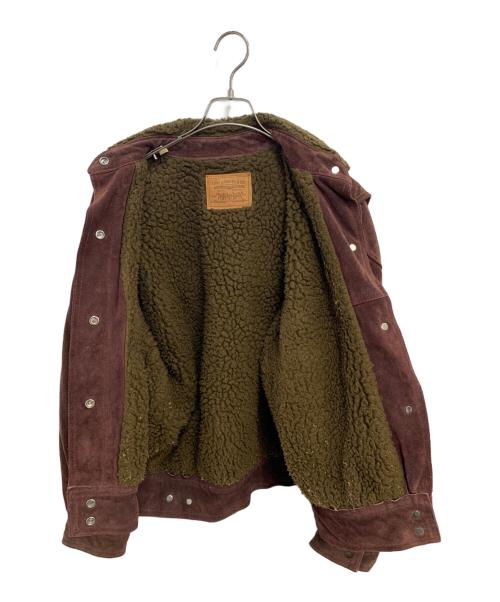 LEVI'S（リーバイス）LEVI'S (リーバイス) スエードボアジャケット ブラウン サイズ:不明の古着・服飾アイテム