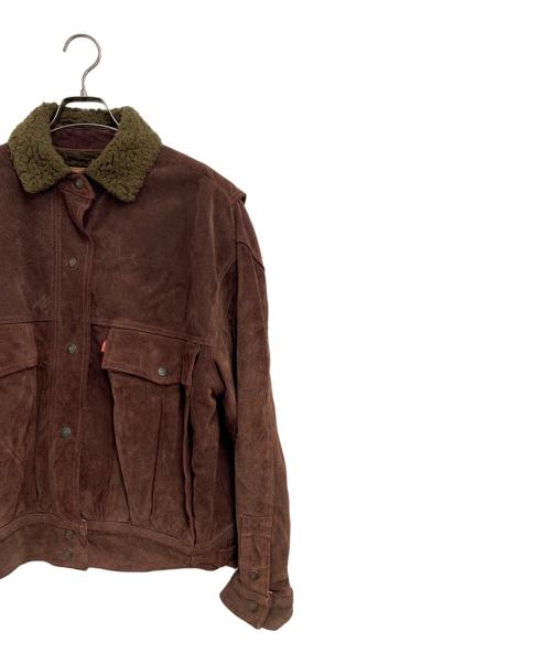 LEVI'S（リーバイス）LEVI'S (リーバイス) スエードボアジャケット ブラウン サイズ:不明の古着・服飾アイテム