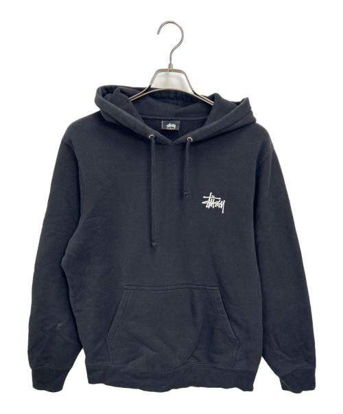 stussy（ステューシー）stussy (ステューシー) プルオーバーパーカー ブラック サイズ:Sの古着・服飾アイテム