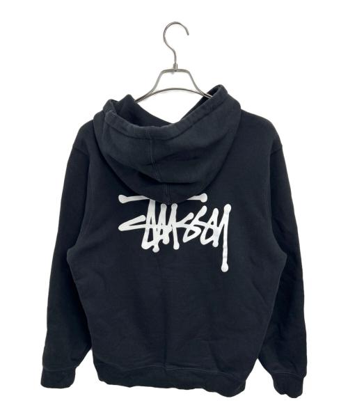 stussy（ステューシー）stussy (ステューシー) プルオーバーパーカー ブラック サイズ:Sの古着・服飾アイテム