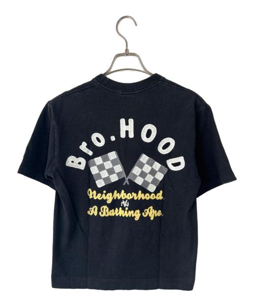 A BATHING APE（ア ベイシング エイプ）A BATHING APE (ア ベイシング エイプ) NEIGHBORHOOD (ネイバーフッド) 半袖カットソー ブラック サイズ:Sの古着・服飾アイテム