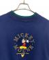 中古・古着 DISNEY (ディズニー) ヴィンテージスウェット ネイビー×グリーン サイズ:SIZE XL：6000円