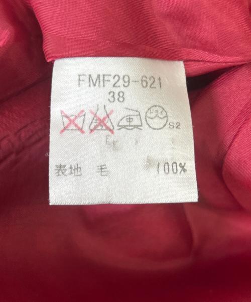 BURBERRY BLUE LABEL（バーバリー ブルー レーベル）BURBERRY BLUE LABEL (バーバリー ブルー レーベル) ノースリーブワンピース レッド サイズ:38の古着・服飾アイテム