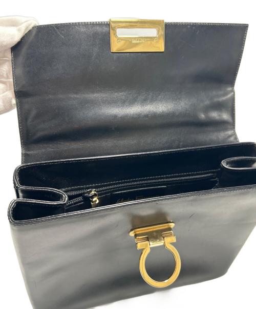 Salvatore Ferragamo（サルヴァトーレ フェラガモ）Salvatore Ferragamo (サルヴァトーレ フェラガモ) ハンドバッグ ブラックの古着・服飾アイテム