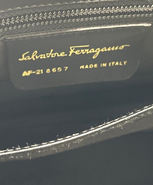 Salvatore Ferragamo（サルヴァトーレ フェラガモ）Salvatore Ferragamo (サルヴァトーレ フェラガモ) ハンドバッグ ブラックの古着・服飾アイテム