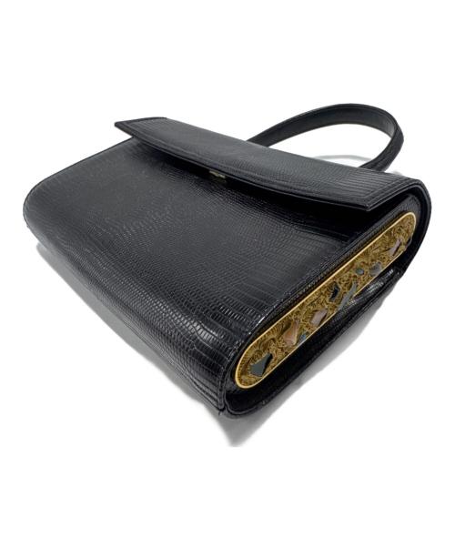 Hamano（ハマノ）Hamano (ハマノ) ハンドバッグ ブラックの古着・服飾アイテム