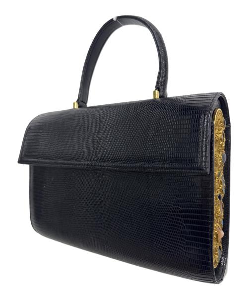 Hamano（ハマノ）Hamano (ハマノ) ハンドバッグ ブラックの古着・服飾アイテム