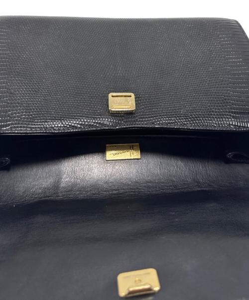 Hamano（ハマノ）Hamano (ハマノ) ハンドバッグ ブラックの古着・服飾アイテム