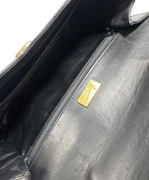Hamano（ハマノ）Hamano (ハマノ) ハンドバッグ ブラックの古着・服飾アイテム