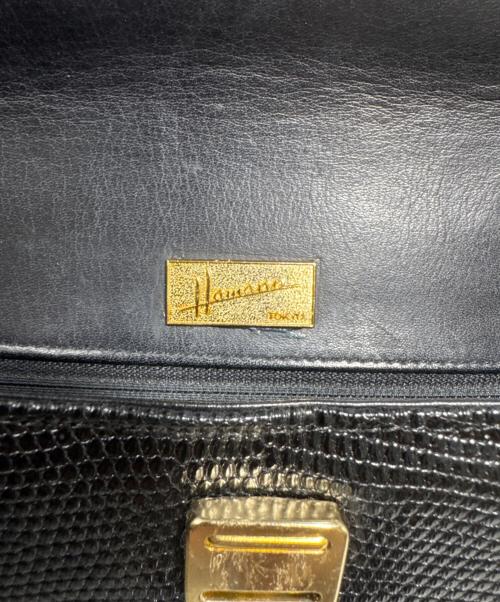 Hamano（ハマノ）Hamano (ハマノ) ハンドバッグ ブラックの古着・服飾アイテム