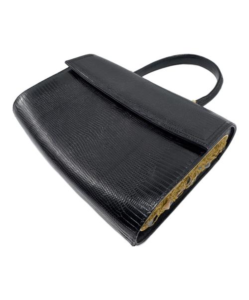 Hamano（ハマノ）Hamano (ハマノ) ハンドバッグ ブラックの古着・服飾アイテム