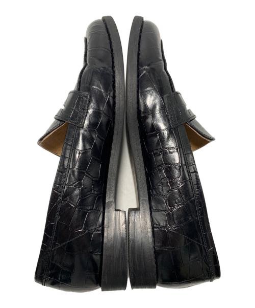 REGAL（リーガル）REGAL (リーガル) FRAY ID (フレイ アイディー) 型押しコインローファー ブラック サイズ:SIZE 37の古着・服飾アイテム