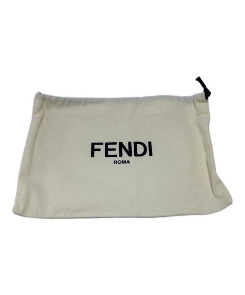 FENDI（フェンディ）FENDI (フェンディ) レザーポーチ ブラックの古着・服飾アイテム