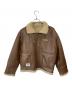 BADWAY（バッドウェイ）の古着「フェイクレザージャケット」｜ブラウン