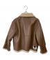 BADWAY (バッドウェイ) フェイクレザージャケット ブラウン サイズ:M：7000円