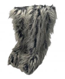 CHANEL（シャネル）の古着「ファンタジーファーブーツ」｜ブラック×グレー