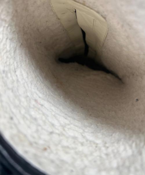 CHANEL（シャネル）CHANEL (シャネル) ファンタジーファーブーツ ブラック×グレー サイズ:38の古着・服飾アイテム