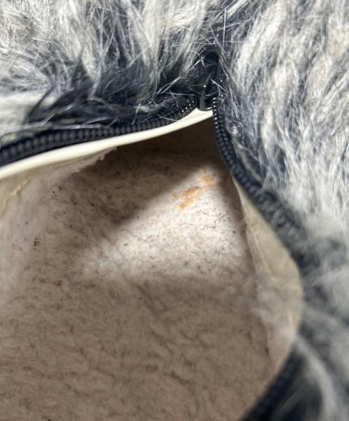 CHANEL（シャネル）CHANEL (シャネル) ファンタジーファーブーツ ブラック×グレー サイズ:38の古着・服飾アイテム