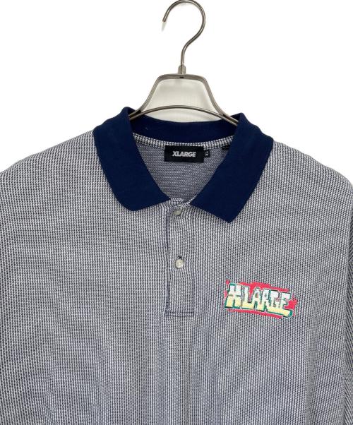 X-LARGE（エクストララージ）X-LARGE (エクストララージ) ポロシャツ ネイビー サイズ:XLの古着・服飾アイテム