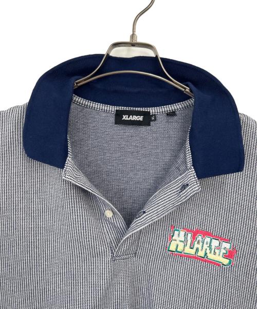 X-LARGE（エクストララージ）X-LARGE (エクストララージ) ポロシャツ ネイビー サイズ:XLの古着・服飾アイテム