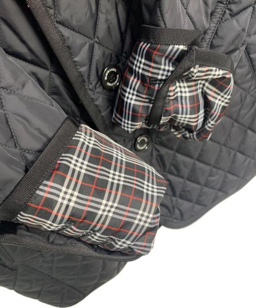 BLACK LABEL CRESTBRIDGE（ブラックレーベル クレストブリッジ）BLACK LABEL CRESTBRIDGE (ブラックレーベル クレストブリッジ) キルティングコート ブラック サイズ:SIZE Lの古着・服飾アイテム