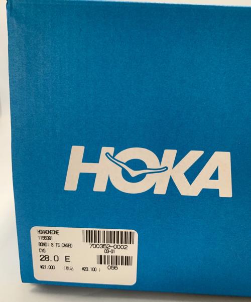 HOKA（ホカ）HOKA (ホカ) BONDI 8 TS CAGED ブラック サイズ:28cmの古着・服飾アイテム