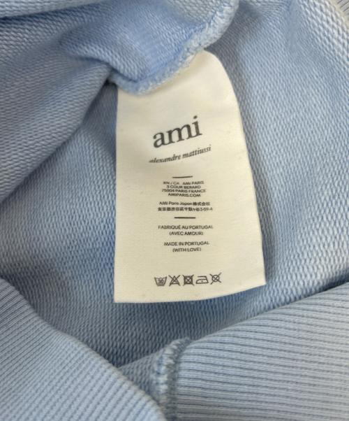 AMI Alexandre Mattiussi（アミアレクサンドルマテュッシ）AMI Alexandre Mattiussi (アミアレクサンドルマテュッシ) スウェット スカイブルー サイズ:XSの古着・服飾アイテム