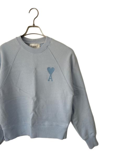AMI Alexandre Mattiussi（アミアレクサンドルマテュッシ）AMI Alexandre Mattiussi (アミアレクサンドルマテュッシ) スウェット スカイブルー サイズ:XSの古着・服飾アイテム