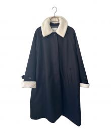 FREAK'S STORE（フリークスストア）の古着「コート」｜ブラック×ホワイト