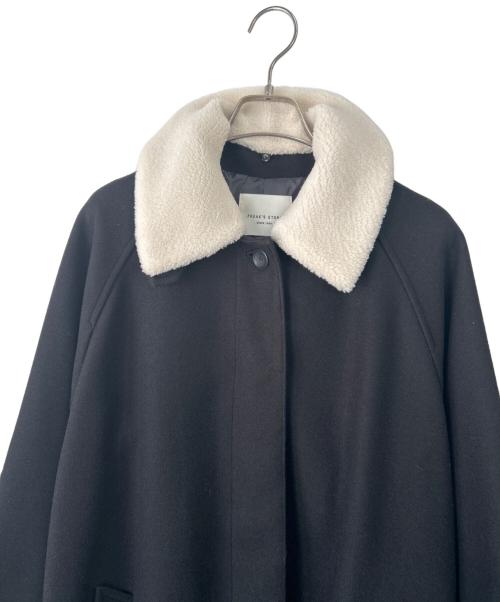 FREAK'S STORE（フリークスストア）FREAK'S STORE (フリークスストア) コート ブラック×ホワイト サイズ:Fの古着・服飾アイテム