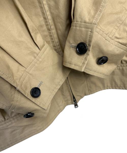 FRAMeWORK（フレームワーク）FRAMeWORK (フレームワーク) スタンドカラーブルゾン ベージュ サイズ:Fの古着・服飾アイテム