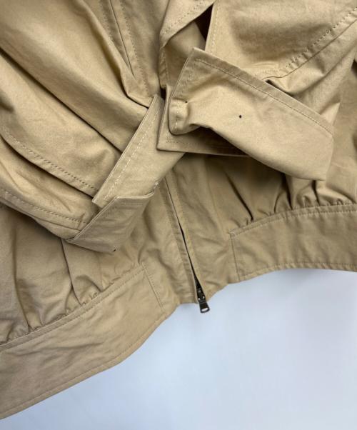 FRAMeWORK（フレームワーク）FRAMeWORK (フレームワーク) スタンドカラーブルゾン ベージュ サイズ:Fの古着・服飾アイテム